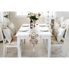 Ants 高品質皇家桌旗, 白色, 32 x 210 cm