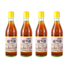 산들촌 통들깨 들기름 100% 4개포장, 4개, 350ml