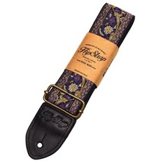 HipStrap 吉他背帶 Originals Vintage Jacquard系列 復古緹花 紫之心, 1個