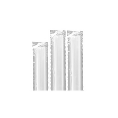 대성산업 일자 투명 개별 버블티 스트로우 12 x 210 mm, 200개입, 4개