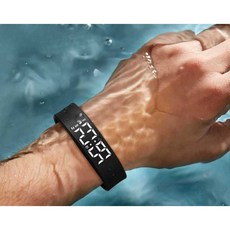 강한진동 전자시계 스마트 모닝콜 기상 팔찌 군인 밴드, 660-스카이 블루, 상세페이지 참고