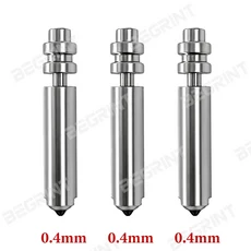 애니큐빅 코브라 X 콤보 바이메탈릭 노즐 퀵 스왑 핫엔드 경화강 0.2/0.4/0.6/0.8mm 3D 프린터 부품, 04 0.4-0.4-0.4mm