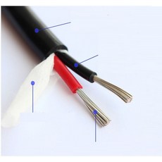 2P 18Awg (0.75平方)실리콘케이블 2선AWG18 케이블 1m