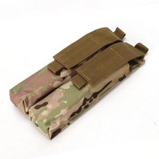 P90UMP Molle 더블 매거진 파우치 손전등 홀더 허리 팩 가방 야외 사냥 조끼 가방 라이플 매거진 홀스터 조끼 파우치, CP, 1개, [05] MC
