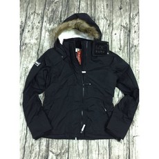 Superdry Sherpa Wind Attacker 三排拉鍊 仿羊毛絨刷毛保暖 風衣 外套 (酒紅/黑), 1個