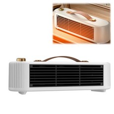 테이블 히터 속열 온풍기 800W 소형 발난로 PTC 발열, 흰색