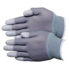 탑장갑 손가락코팅장갑 손끝코팅장갑 그레이1켤레 안전용품 pu탑장갑 산업용장갑, 1개, S  (회색)