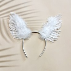 0982 천사 날개 머리띠 헤어밴드 할로윈 크리스마스