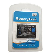 닌텐도 3DS NEW 3DS LL/3DS XL 교체 배터리 3.7V 2000mAh, 1개