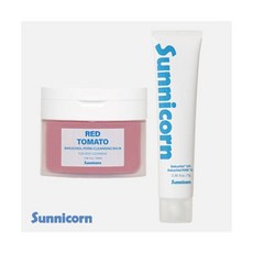 써니콘 레드 토마토 바쿠치올 PDRN 글라스 랩핑마스크 70g + 클렌징