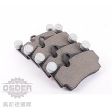 奧斯德 7L0698451H CAYENNE Q7 TOUAREG 後來令片 剎車皮 煞車皮 義大利BREMBO, 1個, 陶瓷纖維-少異音、少粉塵(新版是銀色),煞車皮