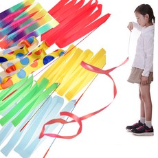 리듬 체조 리본 체육 준비물 운동회 체육대회 용품, 레드