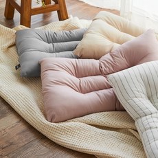 1+1빨아쓰는 워셔블 순면 경추 베개(40X60cm) 4종택1, 피오 핑크 베개(40X60), 피오 그레이 베개(40X60)