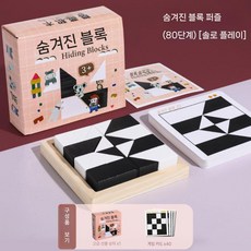 교육 창의적 나무 블록 퍼즐 나무퍼즐 목재퍼즐 메탈퍼즐, 우든 싱글 80레벨