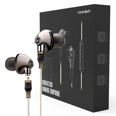 로랜텍 VJJB 프리미엄 인이어 이어폰, N1, 크롬블랙