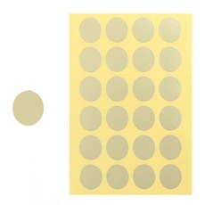 바른상점 16mm 골드 원형 스티커 칭찬스티커