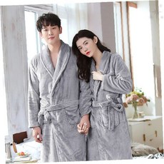 겨울 극세사 커플 남성용 여성용 샤워 목욕 나이트 호텔 수면 가운