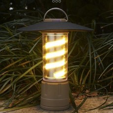 氛圍小夜燈 戶外露營照明手提燈, 圓柱款卡其色【三擋可調】,（充電款）送數據線, 1個