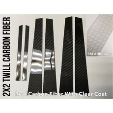 台製 BMW E65 E66 745i 750i 專用 真碳纖維 中柱 B柱 亮面貼片 車窗裝飾條