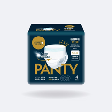 六甲村 極量瞬吸女王褲 防側漏生理褲 免洗褲安睡褲內褲, 大的, 1個, 4片