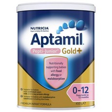 압타밀 골드 플러스 페프티 주니어 분유 (0~12개월) Aptamil Gold Plus Pepti-Junior Infant Formula (0-12 Months) 450g, 1개