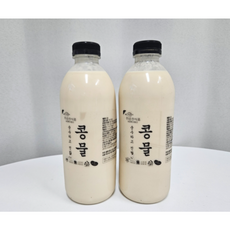 [정품] 순진식품 백태콩물 찌개육수 샐러드 드레싱 콩국수 식사대용, 1L, 6개