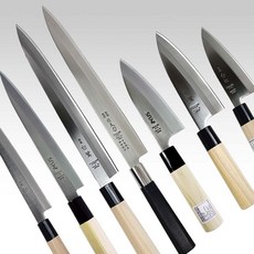 일본 사시미칼 백로 / 신백로 / 백송 / 백호 / 제우스 / 일천도 / 유신 / 백로단조 사시미칼 데바칼 회칼 일제칼, X 1개, 유신 사시미 210mm, 1개