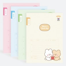 펜피아 초등 제본노트 3-6 알림장, 4개, 랜덤