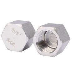 304不鏽鋼 外六角內絲堵頭, G1-1/4寸【1只】