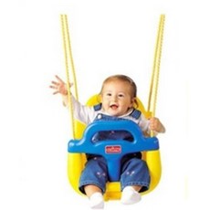 안전그네 노랑 아동용 그네봉 포함 정원 실내 외 놀이 유아용그네 오감발달