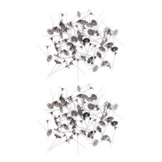 shangren 200 조각 순수한 흰색 면화 캔들 Wicks 촛불을 만들기위한 25mm/30mm, 25MM, 하얀, 면