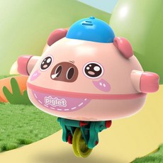 전동 오뚝이 로봇 외발 자동 균형 무선 조정 인테리어 걷기, 안정적인 보행 위한 충전 모델, E.핑크피글렛밸런스바이크(배터리별도)