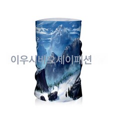 아마존 여름 속건 아이스 넥워머 아웃도어 스포츠 장비 오토바이 라이딩 자외선 차단 마스크 두건, 쿤룬 곤륜, 프리사이즈, 1개