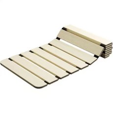 접이식 원목 매트리스 샤르노 바닥 매트 받침대 저상형 침대 깔판 4단 루체형 패밀리, 50x100cm