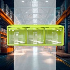 양념세트 3P 그린 파우더 캠핑 공병 시럽통 소금 주방용품