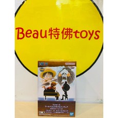 BANPRESTO 航海王 WCF LOG STORIES 魯夫 & 布魯克 公仔, 1個