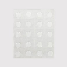 심지탭 접착테이프 투명 1장 20매입, 1개