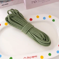 남성 여성을위한 가죽 땋은 짠 로프 팔찌 키 체인 스트랩 DIY 열쇠 고리 가방 자동차 쥬얼리 액세서리, Light green