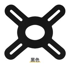 預分切膝蓋肌貼 運動彈力固定支撐繃帶, 黑色（一組2入）, 1個