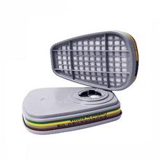 복합가스용 방독필터 정화통 대피 제조 금속가공 2P 호흡보호구 방진필터 마스크리필용 안전마스크 마스크휠터