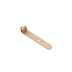 矽膠綁帶 耳機收納理線器 數據線捆紮帶, 米色, 1個