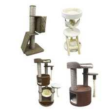 寵愛物語 doter 北歐休閒睡床貓跳台 CT85/CT86 貓抓柱, 1個, 斜槓休憩貓跳台 CT86