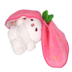 서누픽 딸기토끼인형 침대인형