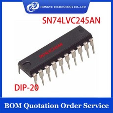 5개/몫 SN74LVC245AN DIP-20 IC TXRX 비 반전 3.6V 칩 재고 있음