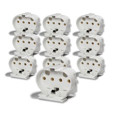 대원 형광등 소켓 FPL 32W 36W 55W 램프 전원 단자 소켓 2G11 4핀소켓, 10개