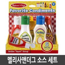멜리사앤더그 소스통 세트1 소꿉놀이 MD4317, 혼합색상, 1세트