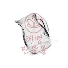 비스트로 저그 유리물병 500ml 트위스터 우유병 물통 가정용물병 고급스러운