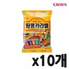 크라운 땅콩카라멜 120g, 10개