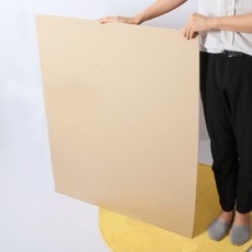 특대형 양면 골판지 패드 원단 A1 전지 간지 뒷대지 박스 종이 110x95cm 25매, 단품