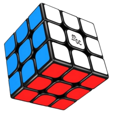 小小店舖 永駿文化 MGC 磁力 速解 三階 魔術方塊 附磁鐵 備用螺絲 魔方 益智玩具, 新包裝一代黑色